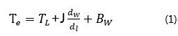 kinematic equations of the brushless DC motor