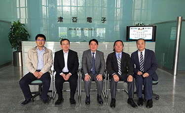 President Mr. James Chang Visited Tianjin Jinya Electronics