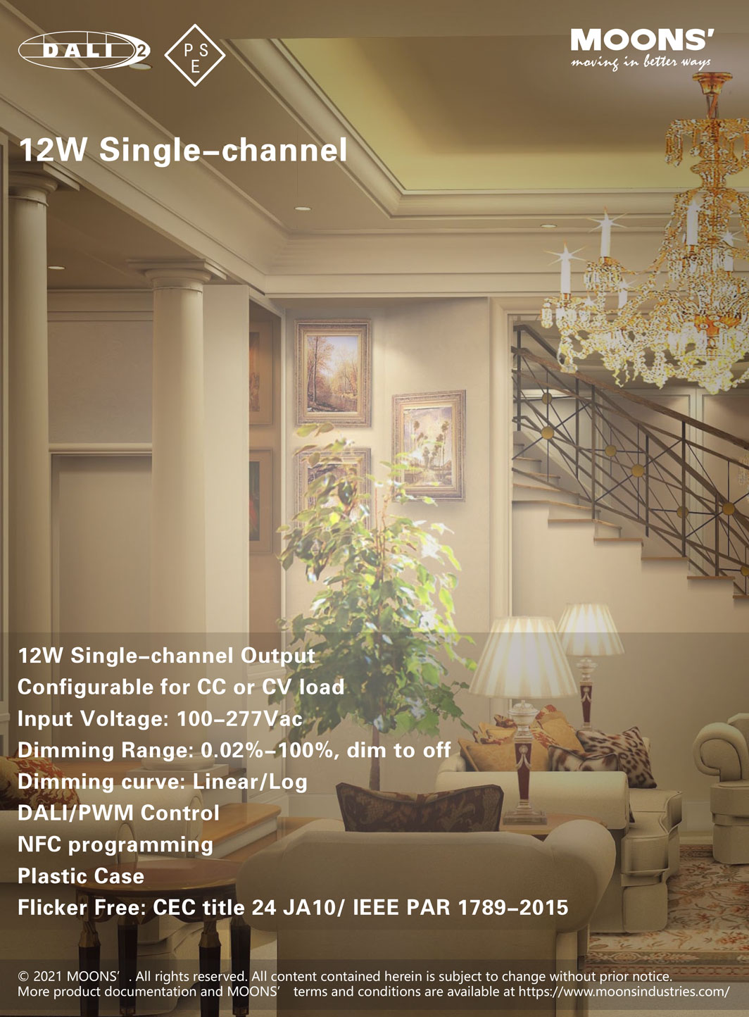 12W Single-channel