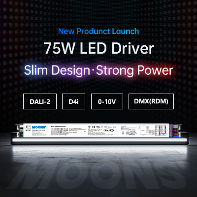 75W LED Driver : Slim Design • Strong Power