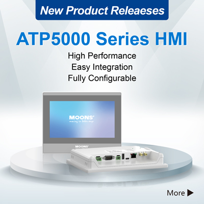 New Product Release | MOONS' Network HMI Enhances Industrial Automation Control Experience