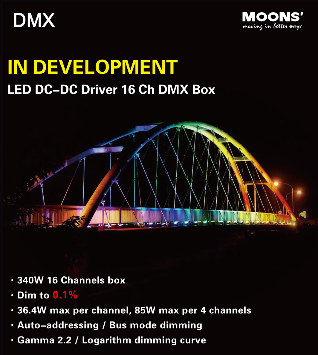LED DC-DC Driver 16 Ch DMX Box
