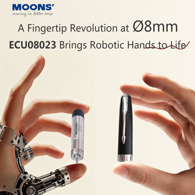 New Product Spotlight | A Fingertip Revolution at Ø8mm — ECU08023 Brings Robotic Hands to Life