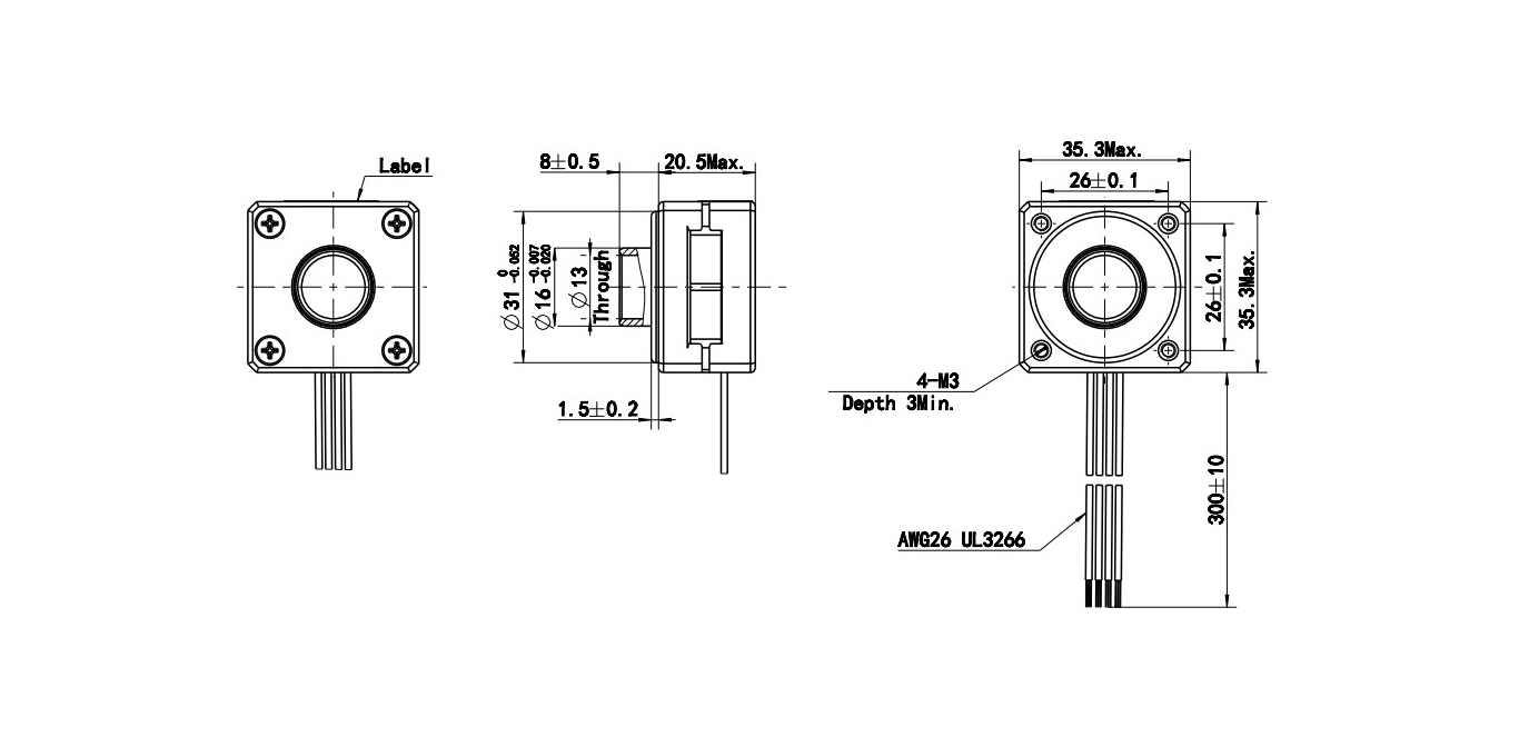 HS/VHS14HS Outline Drawing