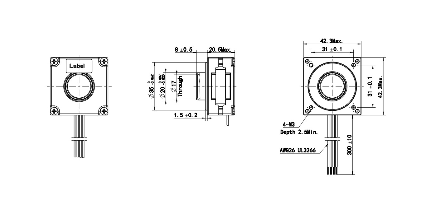 HS/VHS17HX Outline Drawing
