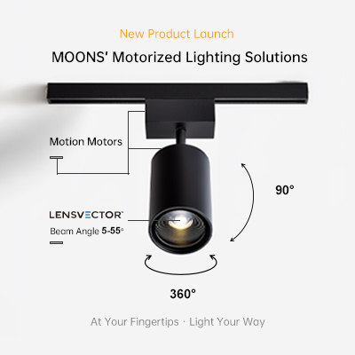 New Arrival MOONS' Motorized Lighting Solutions: At Your Fingertips • Light Your Way