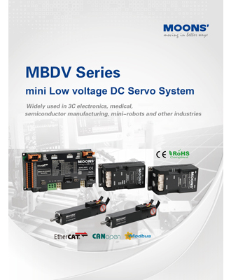 MBDV-mini Low Voltage DC Servo System Family Brochure