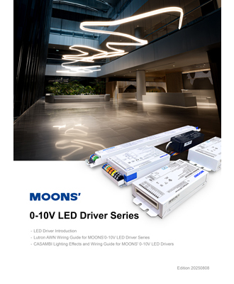 MOONS' 0-10V LED Driver Catalog MOONS' 0-10V LED Driver Catalog
