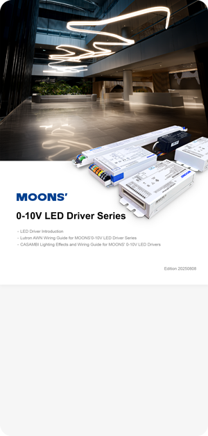 MOONS' 0-10V LED Driver Catalog