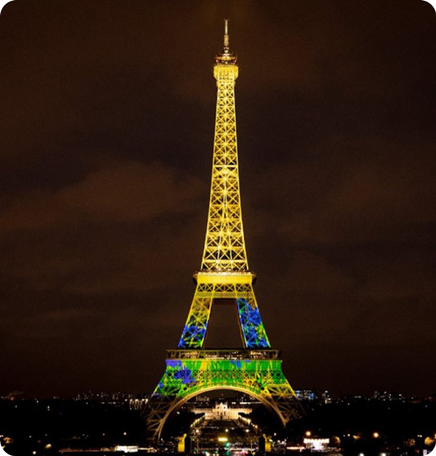 the Effiel Tower Light Show-Paris, France